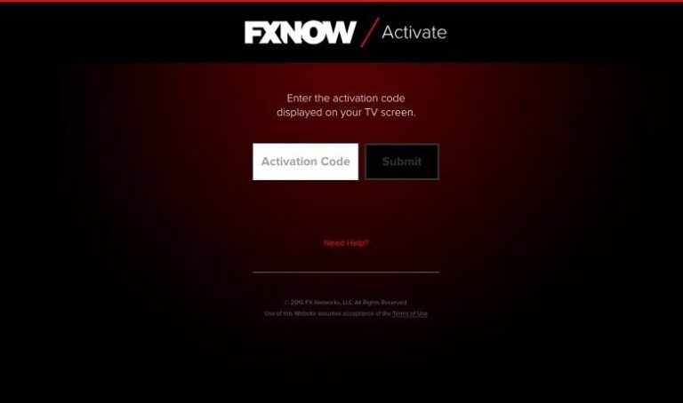 Activation Key for FXNetworks for Roku, Fire TV, and Apple TV